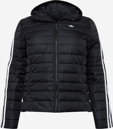 ADIDAS ORIGINALSPrijelazna jakna 'Premium  ' - crna boja: prednji dio