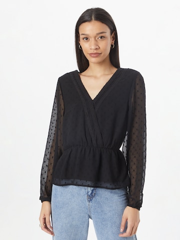 ABOUT YOU Blouse 'Avena' in Zwart: voorkant