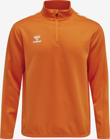 Hummel Sportsweatshirt in Oranje: voorkant