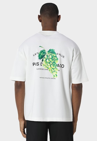 T-Shirt 'VERDE' Pas De Monaco en blanc
