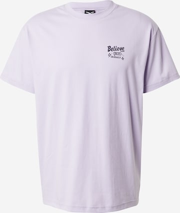 Iriedaily - Camisa 'Believe in Me' em roxo: frente