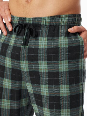 SCHIESSER Regular Pyjamahose ' Mix & Relax ' in Blau