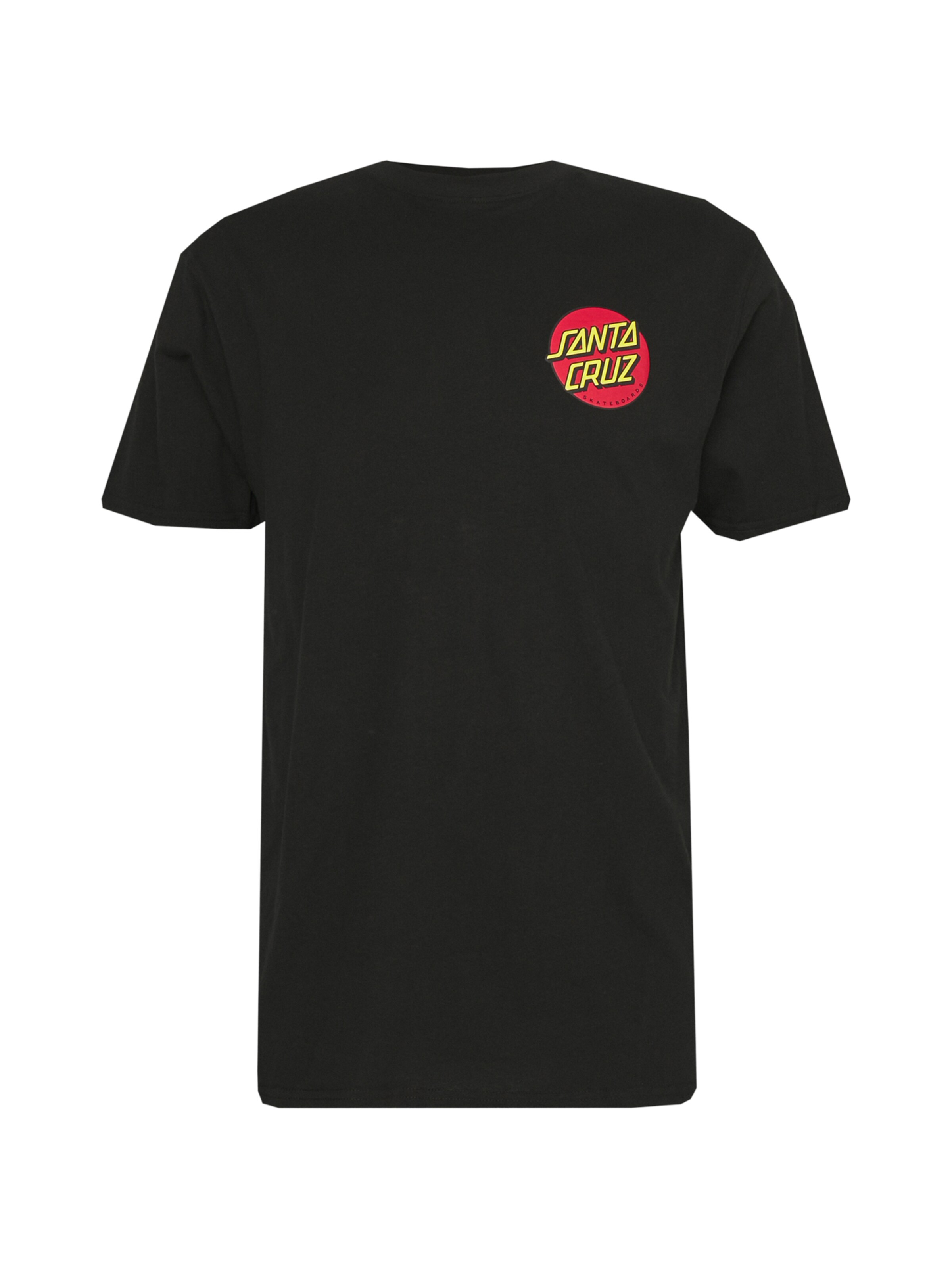 Santa Cruz - Camiseta 'Classic Dot' en negro: frente