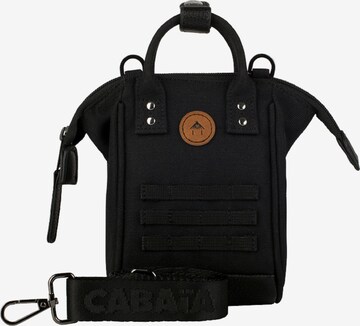 Cabaia Crossbody Bag 'Adventurer Nano' in Black: front