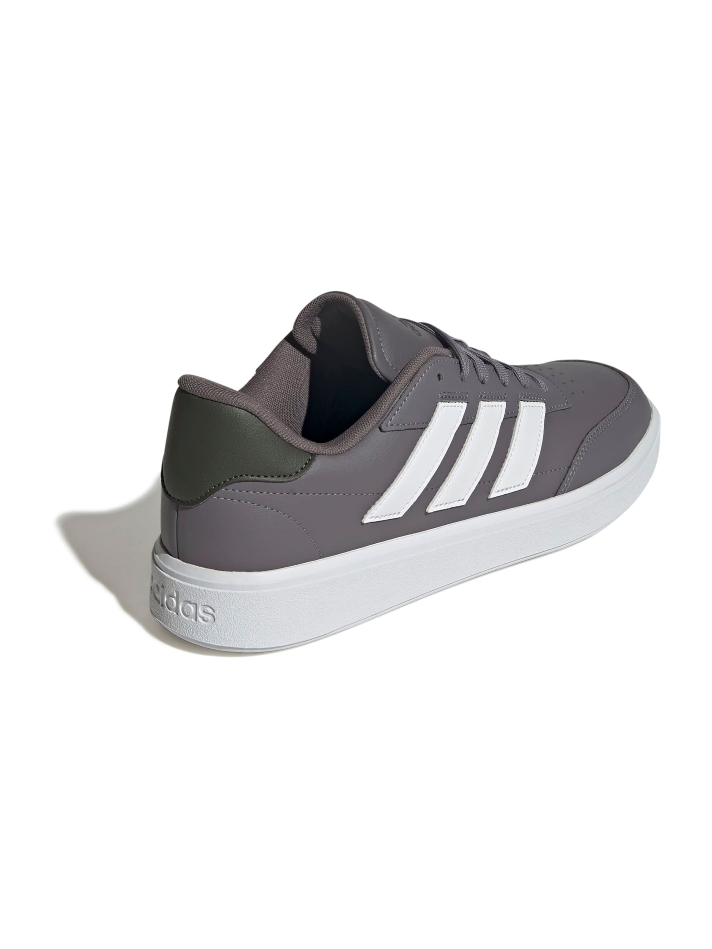 ADIDAS SPORTSWEAR - Sapatilhas baixas 'COURTBLOCK' em cinzento: abaixo