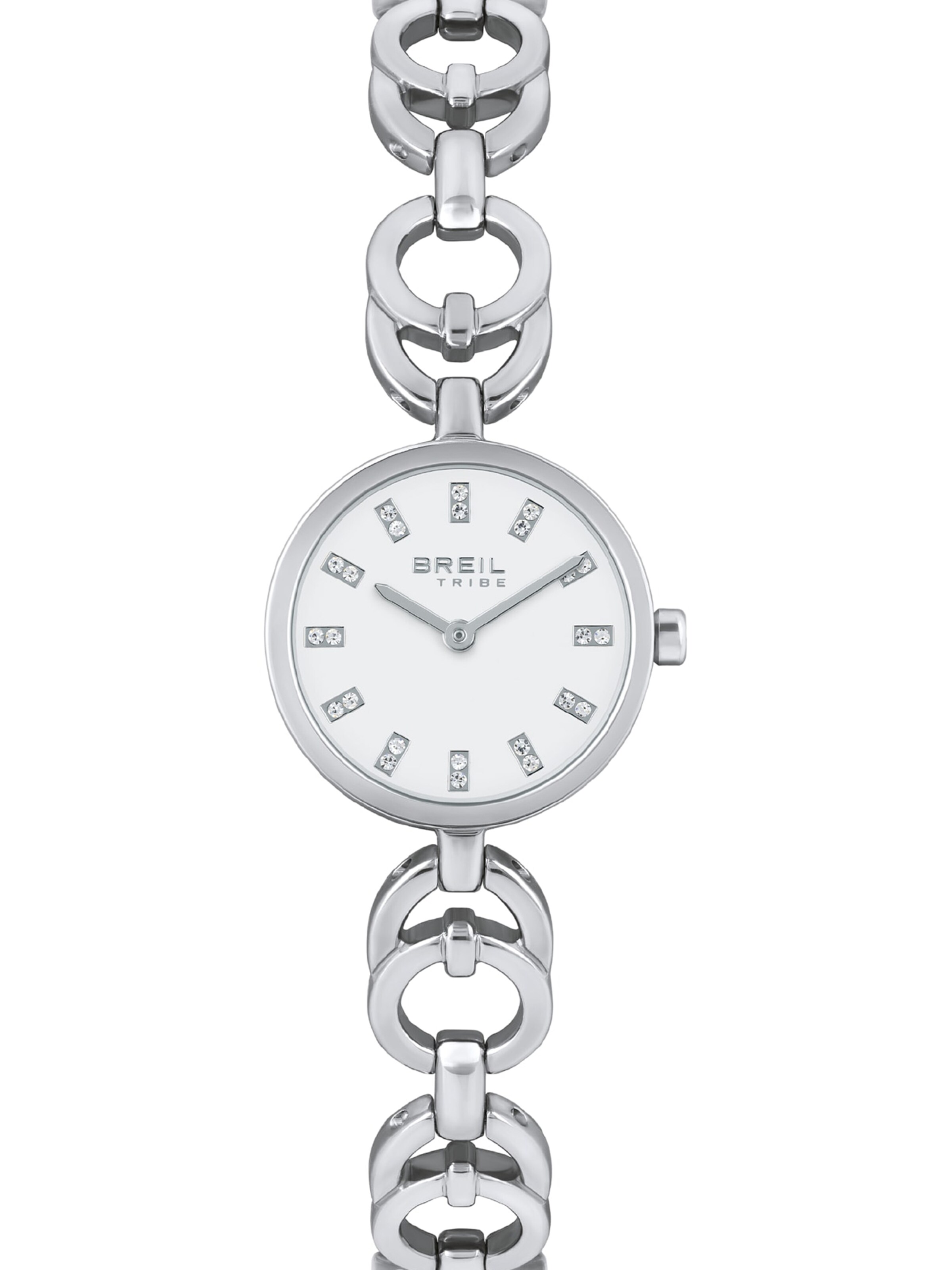 Orologio analogico 'Luna' di Breil in argento: frontale