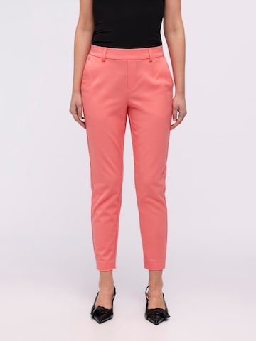 OBJECT Tapered Trousers 'LISA' in Pink: front