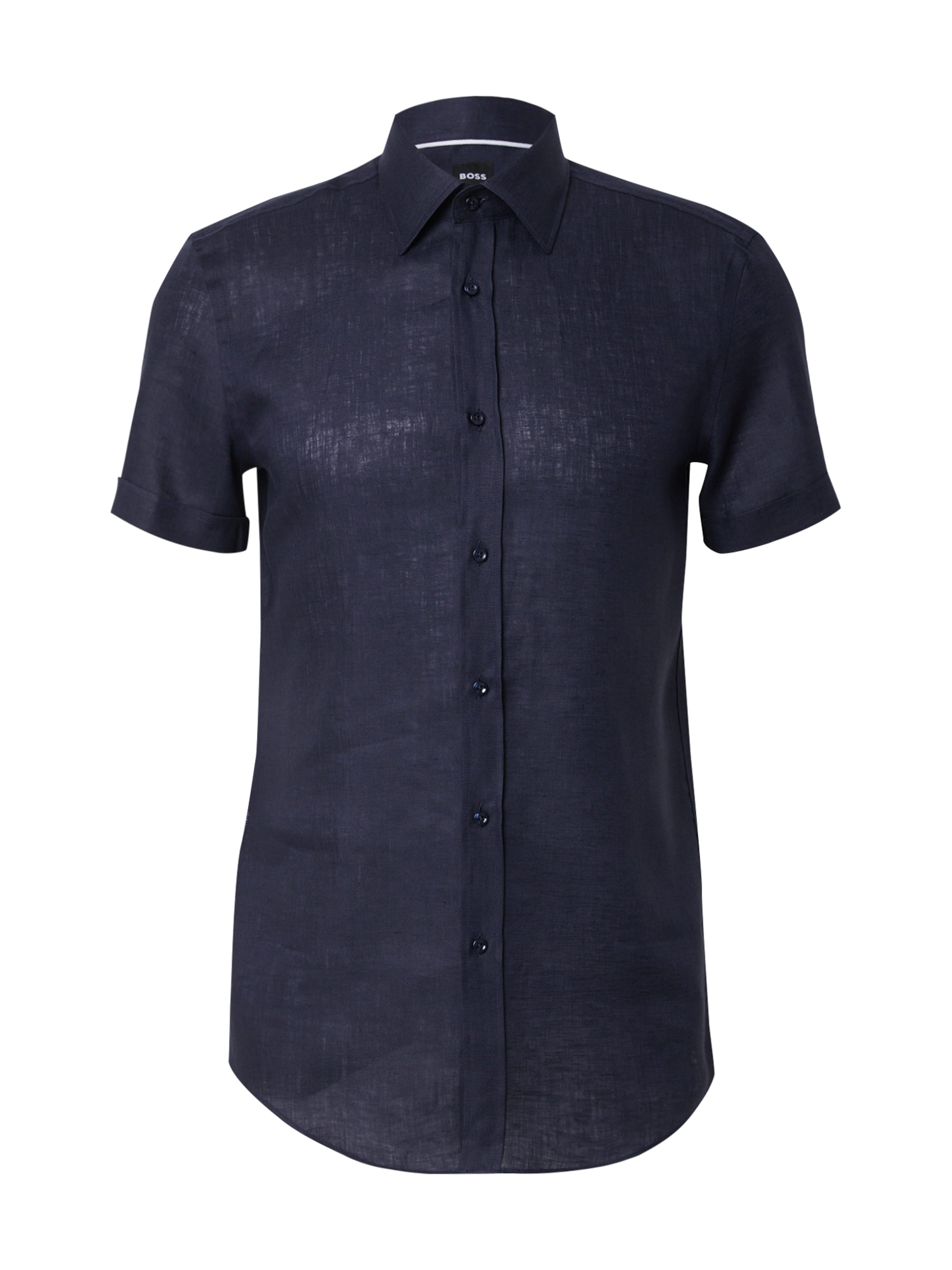 BOSS Regular fit Риза 'HANK' в синьо: отпред