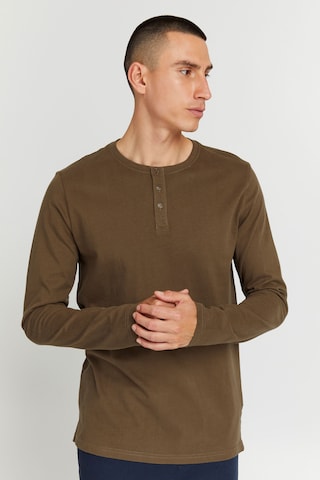 !Solid Shirt 'Vinton' in Brown: front