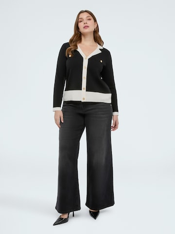 Cardigan Fiorella Rubino en noir