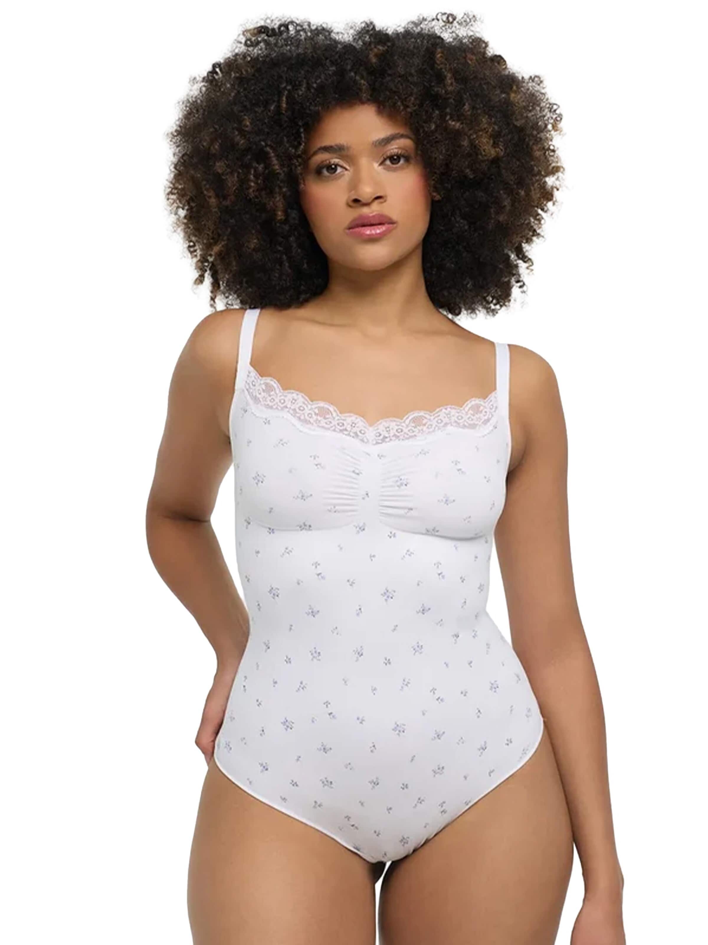 Body modelant 'Bodysuit Sculpting Shapewear mit Lace' cfab en blanc