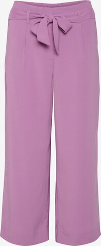 Pantalon à pince 'Andrea' SAINT TROPEZ en violet : devant