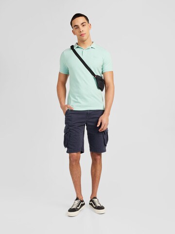 Superdry Regular Shorts in Blau