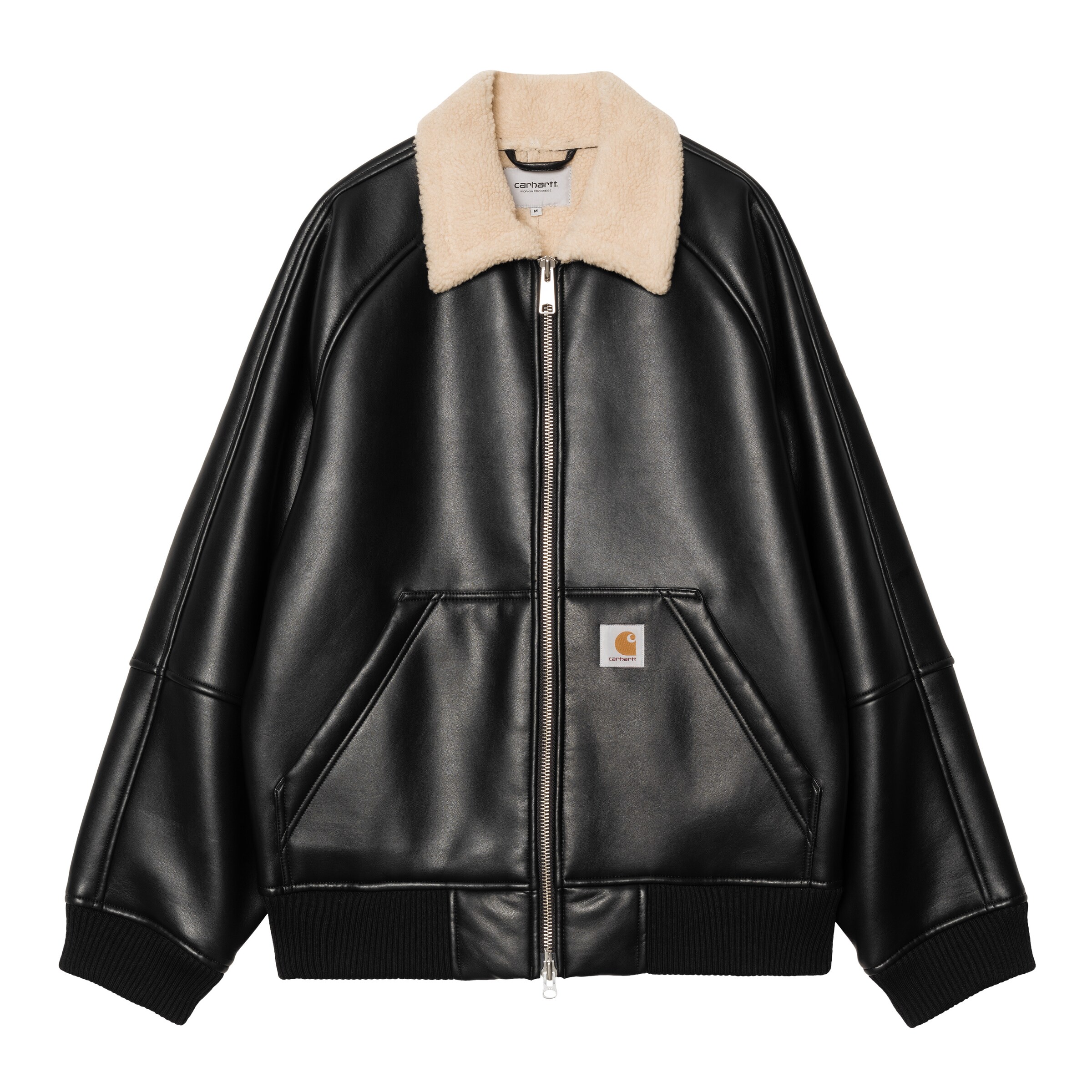 Carhartt WIP Winter Jacket 'Shepton' in Black: front