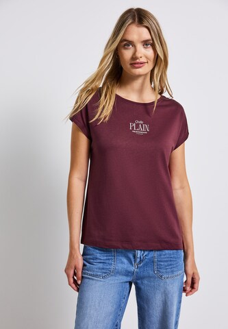 STREET ONE T-Shirt in Rot: Vorderseite