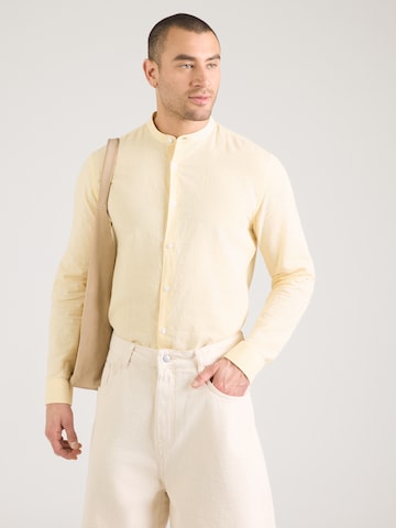 Lindbergh Slim fit Ing - sárga: elől