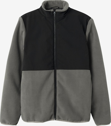 NAME IT Fleece Jacket in Grey: front