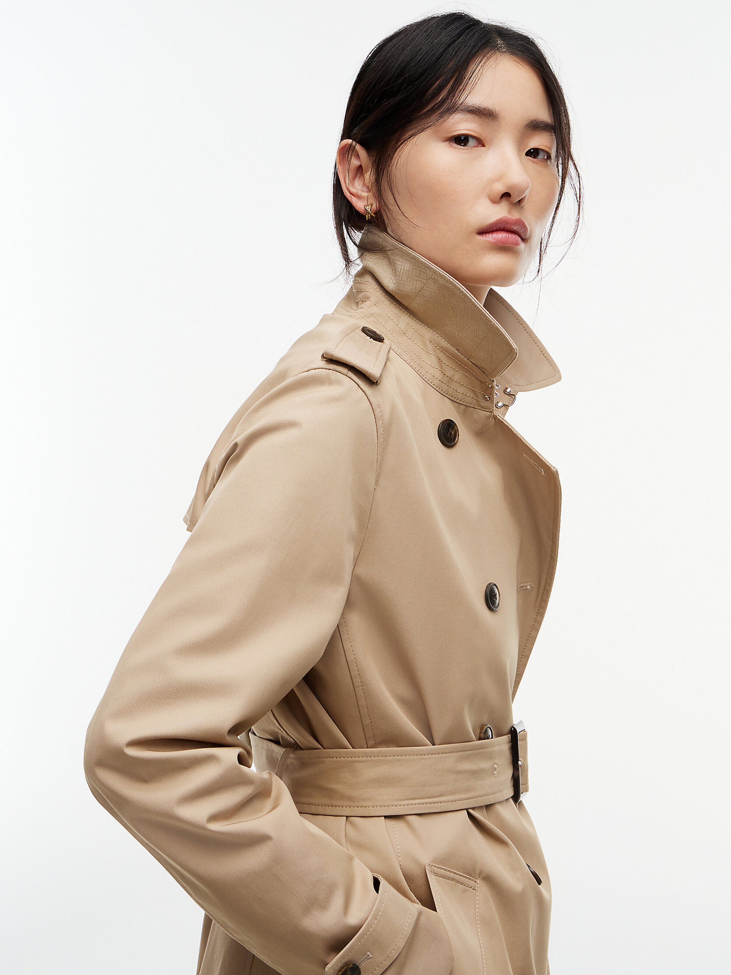 TOMMY HILFIGER Mantel in Beige