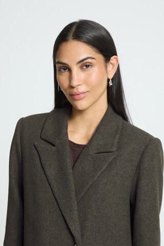 ICHI Between-seasons coat 'FOCOLA' in Brown