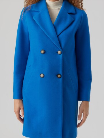 VERO MODA Płaszcz przejściowy 'Vince Paris' w kolorze niebieski