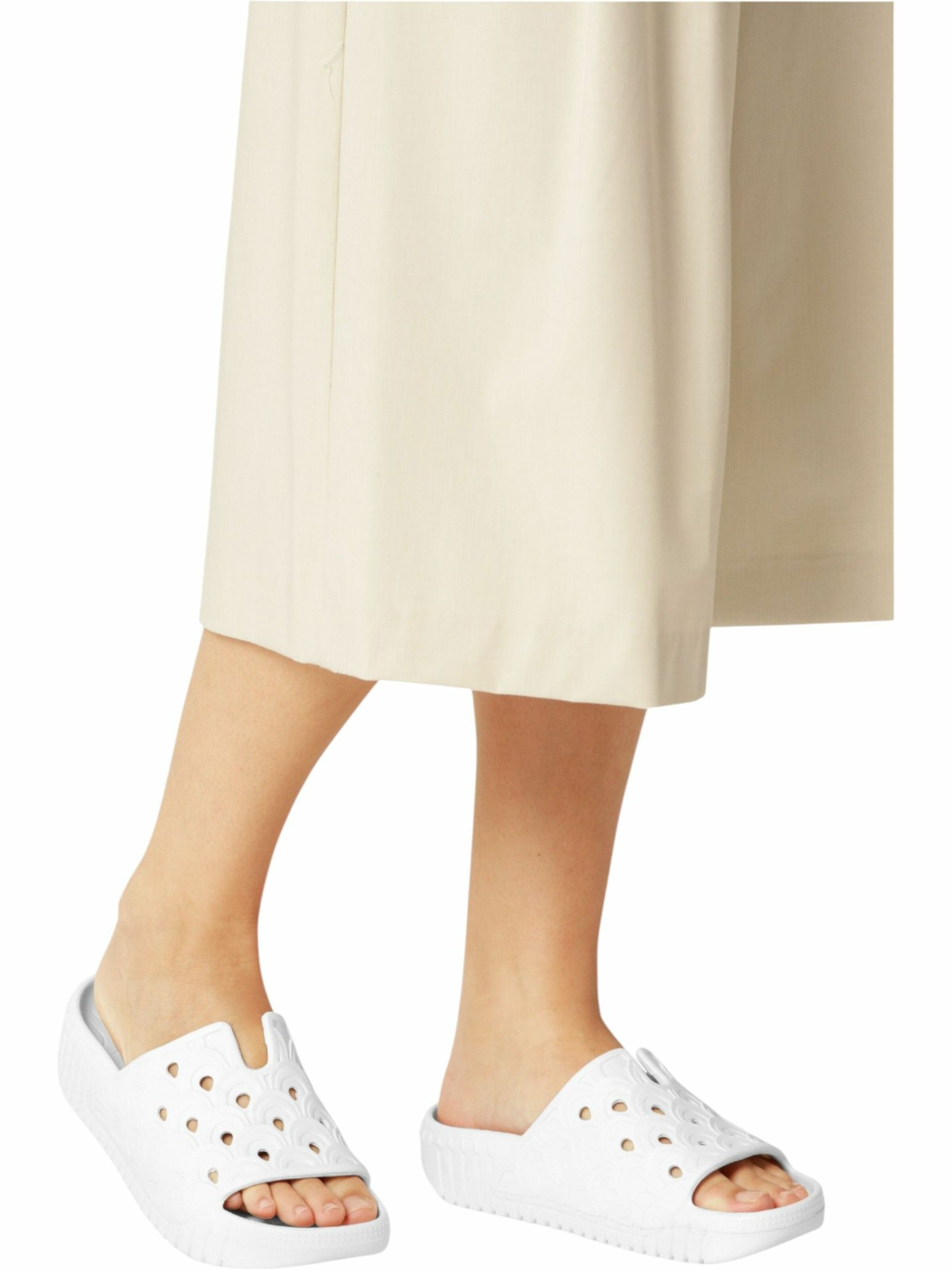 ILSE JACOBSEN Mules 'Birch02' in White: front