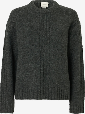 Pull-over Calvin Klein en gris : devant