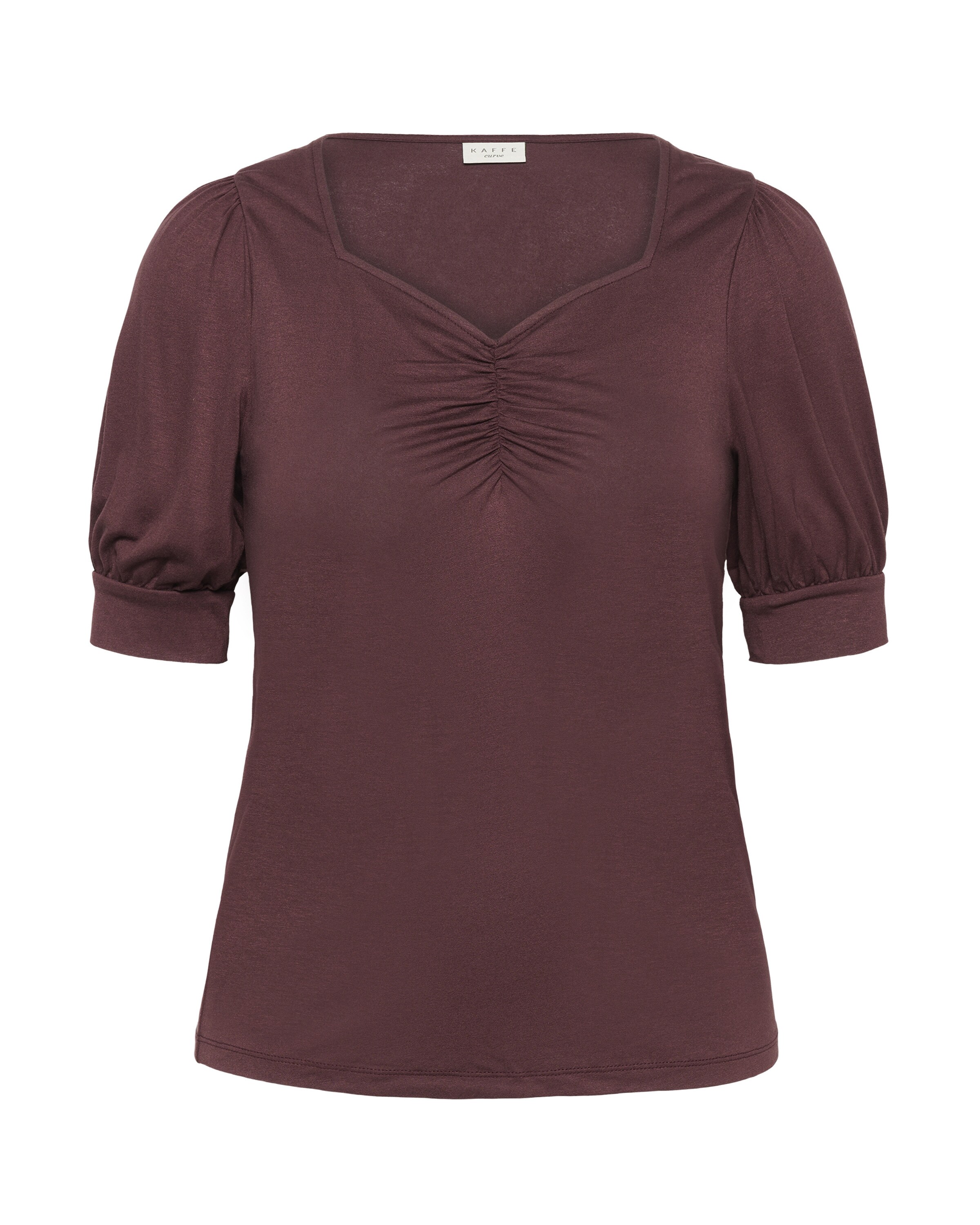 KAFFE CURVEMajica 'KCSissy' - crvena boja: prednji dio