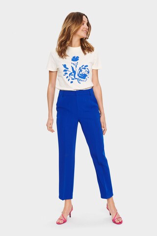 regular Pantaloni con piega frontale 'Lamia' di SAINT TROPEZ in blu