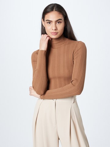 HUGO Red Sweater 'Sharimy' in Brown: front