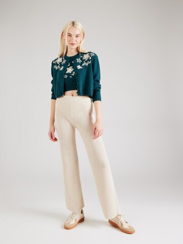 florence by mills exclusive for ABOUT YOU Πλεκτό τοπ 'Rosemary Bloom' σε πράσινο