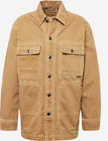 G-Star RAW Overgangsjakke 'Chore' i brun: forside