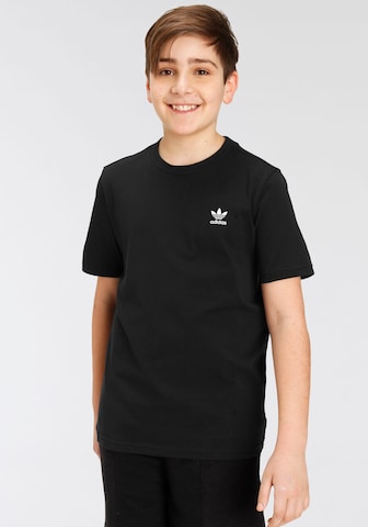 Tricou 'Adicolor' de la ADIDAS ORIGINALS pe negru: față