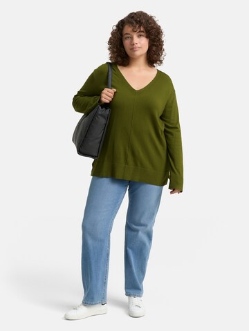 Tom Tailor Women + Trui in Groen