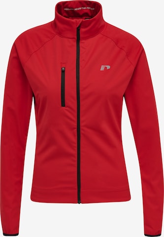 Newline Training Jacket in Red: front