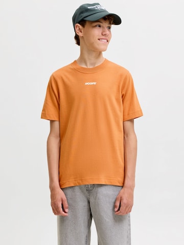 T-Shirt Jack & Jones Junior en orange : devant