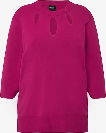 Ulla Popken Sweater in Pink: front