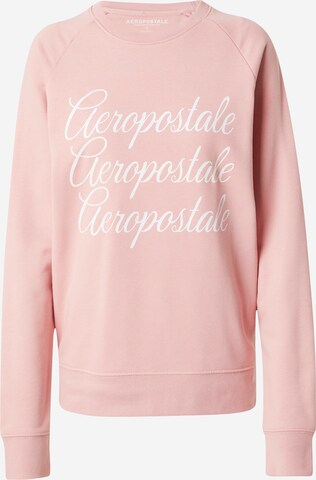 AÉROPOSTALE Sweatshirt in Roze: voorkant