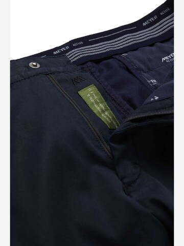 MEYER Slim fit Pants 'B-Arran' in Blue