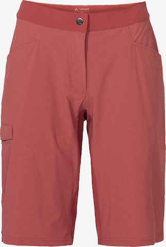 VAUDE Regular Outdoorbroek ' W Tremalzo STS III ' in Rood: voorkant