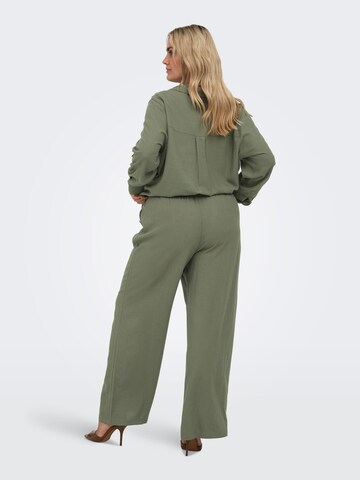 ONLY Carmakoma Loose fit Trousers 'CARGoa' in Green