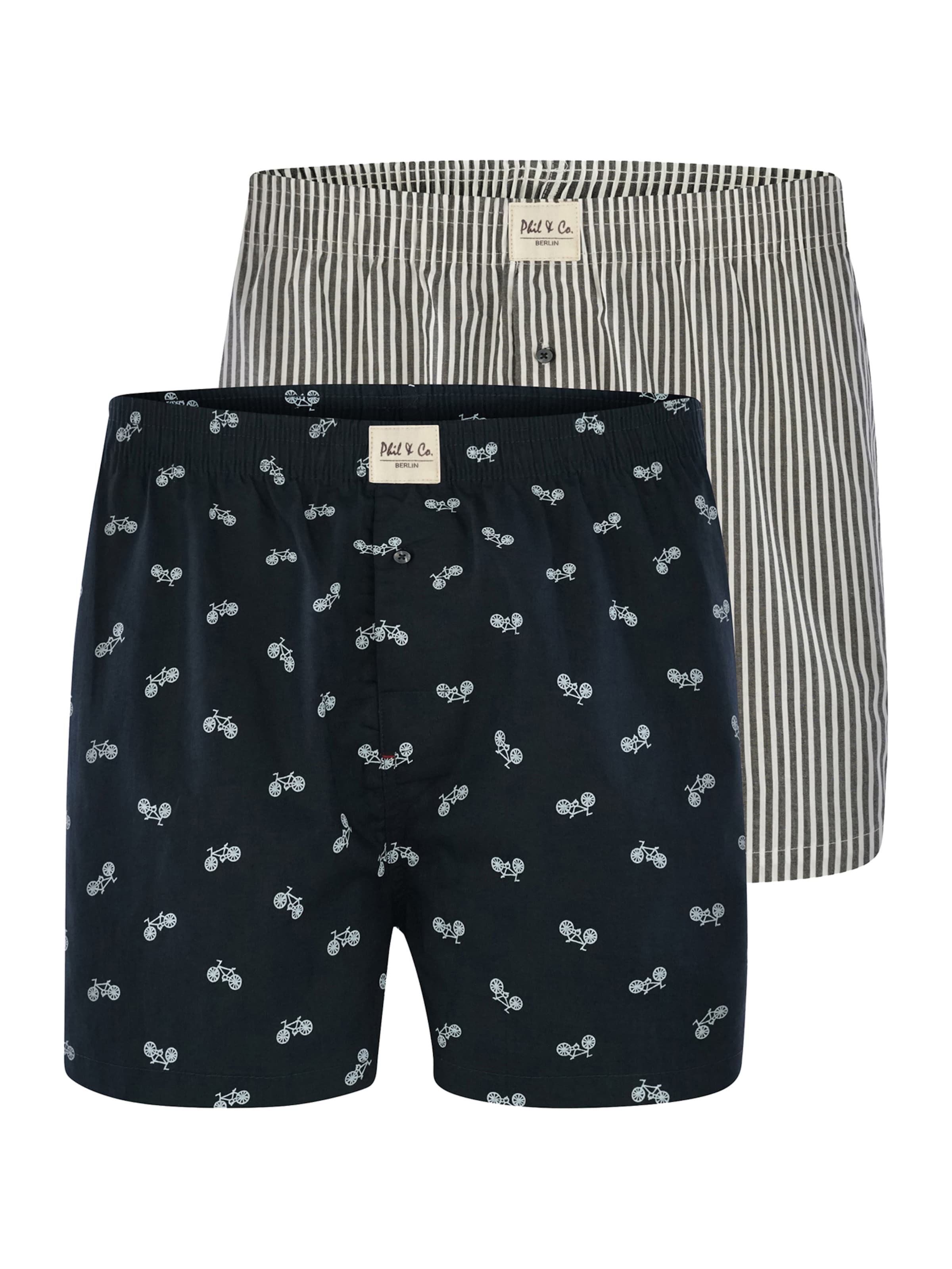 Phil & Co. Berlin Boxer shorts ' Web Classic ' in Mixed colours
