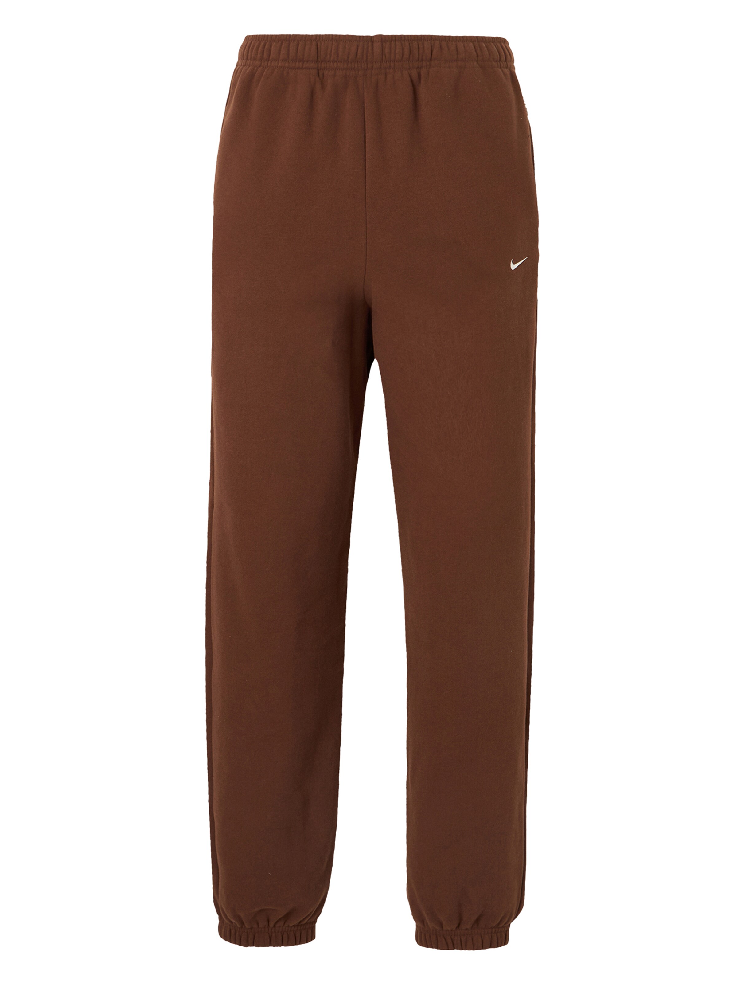 Nike Sportswear Püksid 'Studio Fleece', värv pruun: eest vaates