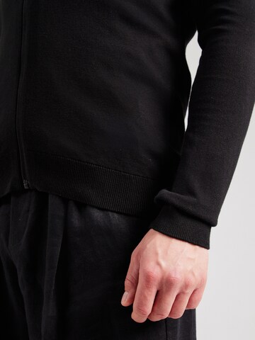 SELECTED Regular fit Knit cardigan 'Berg' in Black