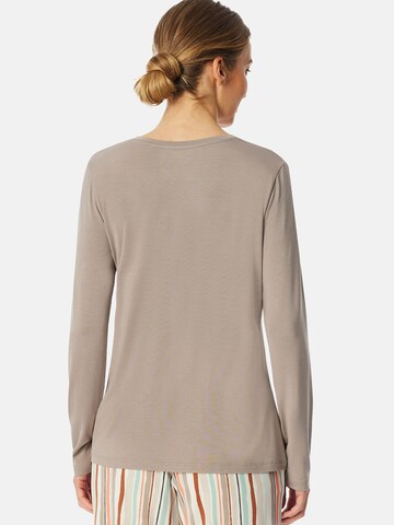 Chemise de nuit ' Mix & Relax ' SCHIESSER en beige