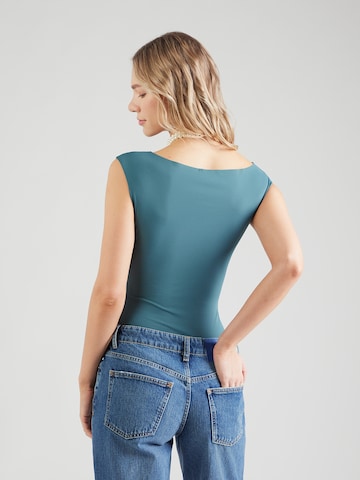 ABOUT YOU Košeľové body 'Justine' - Zelená