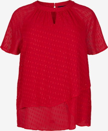 Zizzi Blouse in Red: front