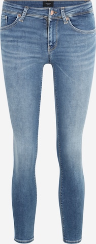 Vero Moda Petite Skinny Jeans 'Lux' i blå: framsida