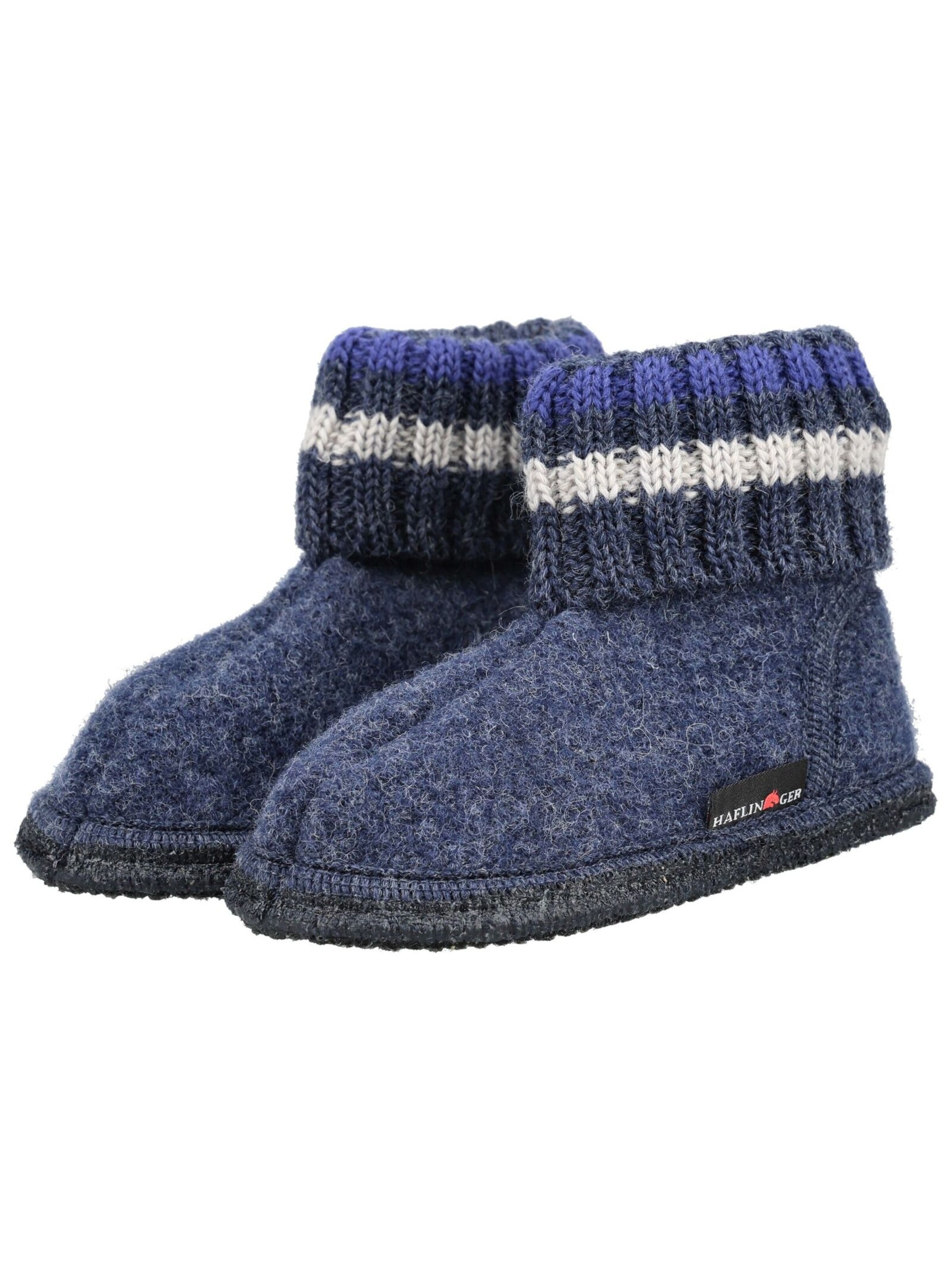 HAFLINGER Huisschoenen in Blauw