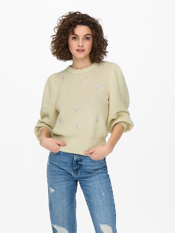 ONLY Pullover 'Vickie' in Beige: predná strana