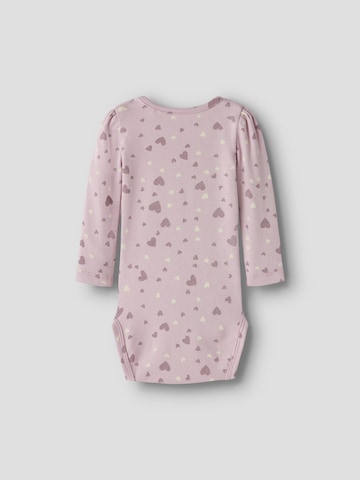 NAME IT Kezeslábas 'NBFBHEART' - lila